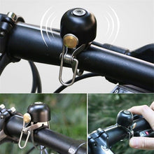 Load image into Gallery viewer, Classical Stainless Bell Cycling Horns Bike Handlebar Bell Horn Crisp Sound Horn Safety Bicycle Bell With Mounting Lock Plates Bike Bell Classic Bicycle Bell For Bike Ring Bell With Loud Sound Bells For Road Mountain Bike Handlebars Adults
