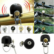 Load image into Gallery viewer, Classical Stainless Bell Cycling Horns Bike Handlebar Bell Horn Crisp Sound Horn Safety Bicycle Bell With Mounting Lock Plates Bike Bell Classic Bicycle Bell For Bike Ring Bell With Loud Sound Bells For Road Mountain Bike Handlebars Adults
