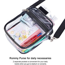 Load image into Gallery viewer, Clear Crossbody Purse Bag
