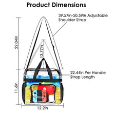 Load image into Gallery viewer, Clear Transparent Shoulder Bag Stadium Approved
