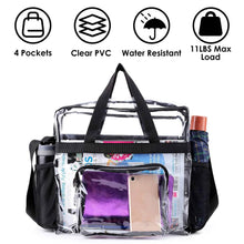 Load image into Gallery viewer, Clear Transparent Shoulder Bag Stadium Approved
