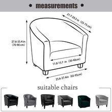 Load image into Gallery viewer, Club Chair Cover Armchair Slipcover Geometric Printed Small Sofa Covers Protect For Pets Chair Decoration Chair Slipcover Decoration Club Chair Cover Spandex Elastic Armchair Slipcover Geometric Printed Small Sofa Covers Protect For Living Room Hotel Bar
