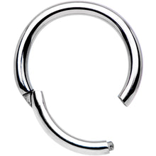 将图片加载到图库查看器，16G 5/16 Solid G23 Implant Grade Titanium Hinged Segment Ring
