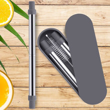 将图片加载到图库查看器，Collapsable Telescopic Reusable Drinkable Straw
