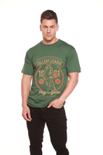 Load image into Gallery viewer, College League Men's Bamboo Viscose/Organic Cotton Short Sleeve Graphic T-Shirt
