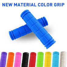 Load image into Gallery viewer, Colorful Cycling Handlebar Cover Bicycle Scooter Handle Bar Rubber Soft Durable Non-Slip End Grip Mountain Road Bicycle Handlebar Grips Specialized Replacement Bike Grips For Beach Scooter Mountain Bicycle
