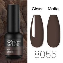 将图片加载到图库查看器，Colorful Glossy Gel Nail Polish 8ml Modern Permanent UV LED Nails Gel Luxury Fashion For Women and Girls Shine Design
