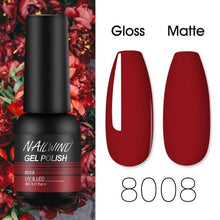 将图片加载到图库查看器，Colorful Glossy Gel Nail Polish 8ml Modern Permanent UV LED Nails Gel Luxury Fashion For Women and Girls Shine Design

