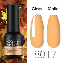 将图片加载到图库查看器，Colorful Glossy Gel Nail Polish 8ml Modern Permanent UV LED Nails Gel Luxury Fashion For Women and Girls Shine Design
