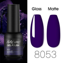 将图片加载到图库查看器，Colorful Glossy Gel Nail Polish 8ml Modern Permanent UV LED Nails Gel Luxury Fashion For Women and Girls Shine Design
