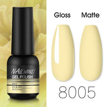 将图片加载到图库查看器，Colorful Glossy Gel Nail Polish 8ml Modern Permanent UV LED Nails Gel Luxury Fashion For Women and Girls Shine Design
