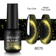 将图片加载到图库查看器，Colorful Glossy Gel Nail Polish 8ml Modern Permanent UV LED Nails Gel Luxury Fashion For Women and Girls Shine Design
