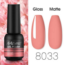 将图片加载到图库查看器，Colorful Glossy Gel Nail Polish 8ml Modern Permanent UV LED Nails Gel Luxury Fashion For Women and Girls Shine Design
