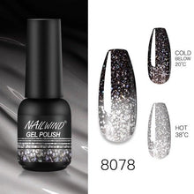 将图片加载到图库查看器，Colorful Glossy Gel Nail Polish 8ml Modern Permanent UV LED Nails Gel Luxury Fashion For Women and Girls Shine Design
