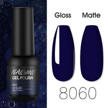 将图片加载到图库查看器，Colorful Glossy Gel Nail Polish 8ml Modern Permanent UV LED Nails Gel Luxury Fashion For Women and Girls Shine Design
