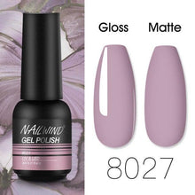 将图片加载到图库查看器，Colorful Glossy Gel Nail Polish 8ml Modern Permanent UV LED Nails Gel Luxury Fashion For Women and Girls Shine Design
