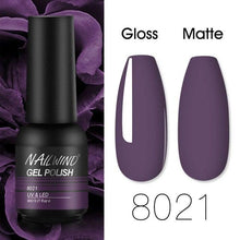 将图片加载到图库查看器，Colorful Glossy Gel Nail Polish 8ml Modern Permanent UV LED Nails Gel Luxury Fashion For Women and Girls Shine Design
