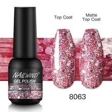 将图片加载到图库查看器，Colorful Glossy Gel Nail Polish 8ml Modern Permanent UV LED Nails Gel Luxury Fashion For Women and Girls Shine Design
