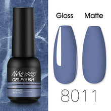 将图片加载到图库查看器，Colorful Glossy Gel Nail Polish 8ml Modern Permanent UV LED Nails Gel Luxury Fashion For Women and Girls Shine Design
