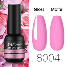 将图片加载到图库查看器，Colorful Glossy Gel Nail Polish 8ml Modern Permanent UV LED Nails Gel Luxury Fashion For Women and Girls Shine Design
