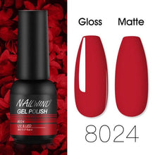 将图片加载到图库查看器，Colorful Glossy Gel Nail Polish 8ml Modern Permanent UV LED Nails Gel Luxury Fashion For Women and Girls Shine Design
