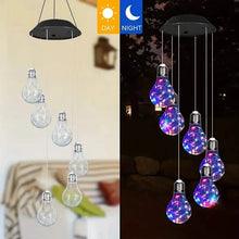 将图片加载到图库查看器，Colorful Lights Solar Wind Chimes for Outside
