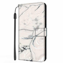 Load image into Gallery viewer, Colorful Marble Flip Leather Case For iPhone 11 12 13 Pro Max Cover iPhone12 Mini iphone12 iphone13 13pro Wallet Stand Marble Phone Covers Marble Flip Leather Phone Case Magnetic Kickstand Protective Cover
