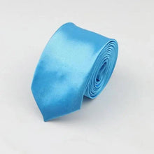 Load image into Gallery viewer, Colorful Men Polyester Slim Men Necktie Simple Design Party Necktie Wedding And Daily Wear Neck Ties
