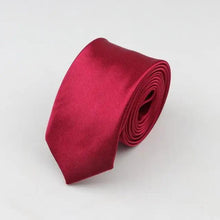 Load image into Gallery viewer, Colorful Men Polyester Slim Men Necktie Simple Design Party Necktie Wedding And Daily Wear Neck Ties
