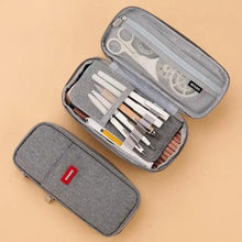 Load image into Gallery viewer, Colorful Pencil Organizer Pouch Pen Holder School Supplies Portable Travel Simple Storage Box Easy Grip Handle

