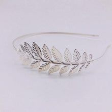 Load image into Gallery viewer, Colorful Rhinestone Flower Leaf Hair Hoop Headband Hairband for Women Girls Bezel Hair Band Hair Accessories Flower and Leaves Crown Hair Band for Bride and Bridesmaids
