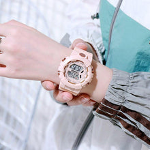Load image into Gallery viewer, Colour Girls Watches Minimalist Fashion Stylish Waterproof Digital Children Watch Kids Digital Watches For Girls Boys Waterproof Multi-Functional Wristwatches For Children

