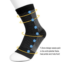 Load image into Gallery viewer, Comfort Foot Anti Fatigue Women Compression Socks Sleeve Elastic Men's Socks Women Relieve Swell Ankle Socks Ankle Compression Socks for Plantar Fasciitis Compression Socks For Men And Women
