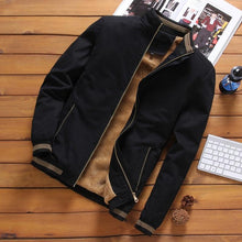 Load image into Gallery viewer, Comfortable Autumn Mens Jackets Casual Male Cotton Thick Warm Jacket Elegant Soft Jackets For Men Water Resistant Windbreaker Jacket Classic Men Clothing
