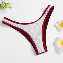 将图片加载到图库查看器，Comfortable Bathing Suit Women Velvet Bikini Swimsuit Women Bikini Set Swimsuit Bathing Suit Solid Swimming Suit Party Purple 2 Piece Swimwear Female Summer Beachwear
