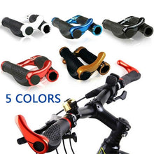 Load image into Gallery viewer, Comfortable Bicycle Handlebar End Cap Bike Rubber Anti-Skid Handle Bar Grip Cycling Lock-On Ends Ergonomics Non-Slip Mountain Bike Handlebar Comfortable Shock Absorption Rubber Grips
