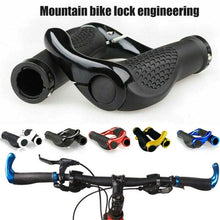 Load image into Gallery viewer, Comfortable Bicycle Handlebar End Cap Bike Rubber Anti-Skid Handle Bar Grip Cycling Lock-On Ends Ergonomics Non-Slip Mountain Bike Handlebar Comfortable Shock Absorption Rubber Grips

