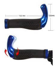 Load image into Gallery viewer, Comfortable Bicycle Handlebar End Cap Bike Rubber Anti-Skid Handle Bar Grip Cycling Lock-On Ends Ergonomics Non-Slip Mountain Bike Handlebar Comfortable Shock Absorption Rubber Grips
