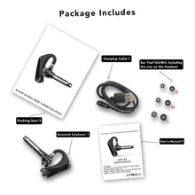 将图片加载到图库查看器，Comfortable Bluetooth Earpiece Wireless Earphone Bluetooth 5.0 Handsfree Earpiece Noise Cancelling HiFi Headset With Dual HD Mic For All Smart Phones Ear Wireless Bluetooth Sport Lightweight Headphones With Case Standby Time For Business Workout Driving
