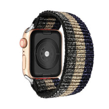 Load image into Gallery viewer, Comfortable Elastic Scrunchie Strap Band For Watch Women Bracelet Compatible With Watch Band 41mm 40mm 38mm Women Girls Adjustable Elastic Nylon Strap Solo Loop Replacement Lightweight Wristband For Watches
