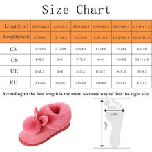 Load image into Gallery viewer, Comfortable Fashion Autumn Winter Cotton Slippers Rabbit Ear Home Indoor Slippers Winter Warm Shoes Womens Cute Plush Slippers Warm Indoor Slippers For Women Fleece Plush Bedroom Winter Boots
