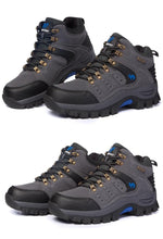 将图片加载到图库查看器，Comfortable Outdoor Waterproof Hiking Boots Men's Spring And Autumn Hiking Wear-Resistant Mountain Sports Boots Hunting Shoes High Waterproof Hiking Boots Outdoor Lightweight Mens Shoes
