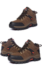将图片加载到图库查看器，Comfortable Outdoor Waterproof Hiking Boots Men's Spring And Autumn Hiking Wear-Resistant Mountain Sports Boots Hunting Shoes High Waterproof Hiking Boots Outdoor Lightweight Mens Shoes
