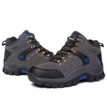 将图片加载到图库查看器，Comfortable Outdoor Waterproof Hiking Boots Men's Spring And Autumn Hiking Wear-Resistant Mountain Sports Boots Hunting Shoes High Waterproof Hiking Boots Outdoor Lightweight Mens Shoes
