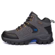 将图片加载到图库查看器，Comfortable Outdoor Waterproof Hiking Boots Men's Spring And Autumn Hiking Wear-Resistant Mountain Sports Boots Hunting Shoes High Waterproof Hiking Boots Outdoor Lightweight Mens Shoes
