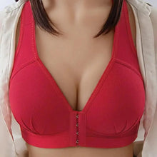 Load image into Gallery viewer, Comfortable Seamless Bra For Women Fashion Push Up Bras Wire Free Lingerie Full Cup Bralette Cotton Underwear Brassiere Front Closure
