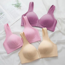 Load image into Gallery viewer, Comfortable Seamless Bra For Women Fashion Push Up Bras Wire Free Lingerie Full Cup Bralette Cotton Underwear Brassiere Front Closure
