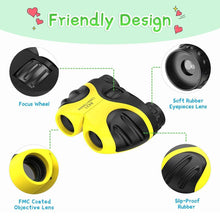 将图片加载到图库查看器，Compact High Resolution Shockproof Binoculars for Kids
