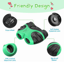 将图片加载到图库查看器，Compact High Resolution Shockproof Binoculars for Kids

