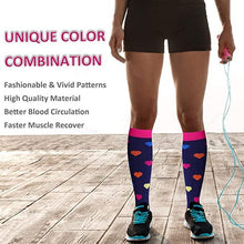 Load image into Gallery viewer, Compression Socks Athletic Best Graduated Breathable Nursing Socks Fit Running Outdoor Sports Socks Hiking Socks For Athlete Men And Women

